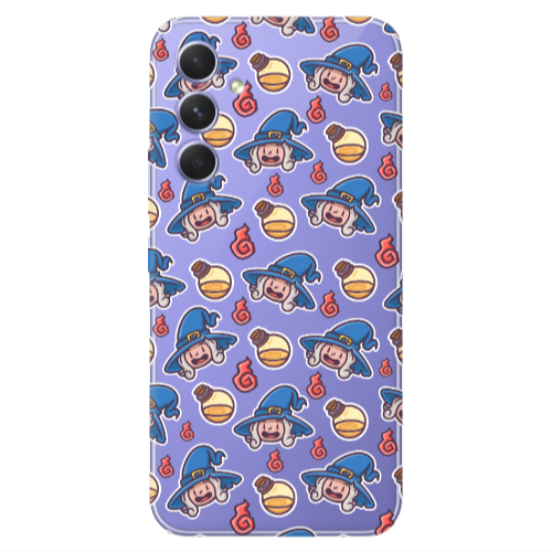Samsung A54 Sweet Witch Transparent Silicone TPU Θήκη