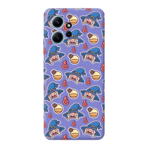 Xiaomi Redmi Note 12 4G Sweet Witch Purple Colored Silicone TPU Θήκη