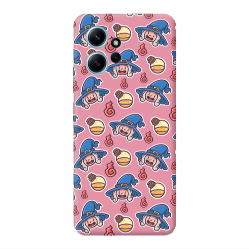 Xiaomi Redmi Note 12 4G Sweet Witch Pink Colored Silicone TPU Θήκη