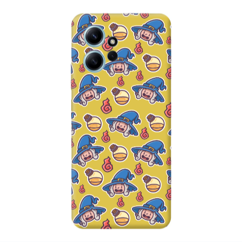 Xiaomi Redmi Note 12 4G Sweet Witch Yellow Colored Silicone TPU Θήκη