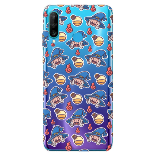 Huawei P30 Lite Sweet Witch Transparent Silicone TPU Θήκη