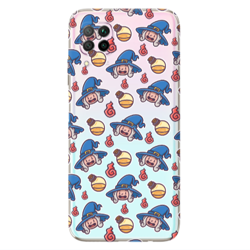 Huawei P40 Lite Sweet Witch Transparent Silicone TPU Θήκη