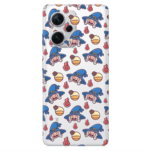 Xiaomi Redmi Note 12 5G Sweet Witch Transparent Silicone TPU Θήκη