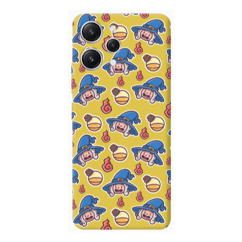 Xiaomi Redmi 12 Sweet Witch Yellow Colored Silicone TPU Θήκη