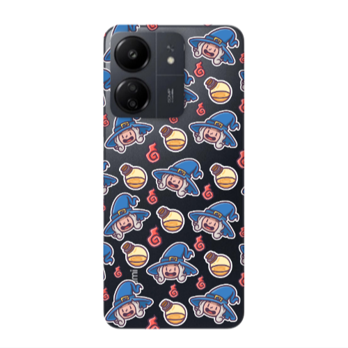Xiaomi Redmi 13C Sweet Witch Transparent Silicone TPU Θήκη