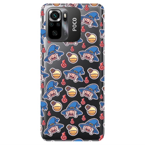 Xiaomi Poco M5 s Sweet Witch Transparent Silicone TPU Θήκη