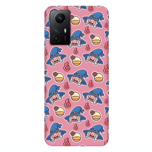 Xiaomi Redmi Note 12s Sweet Witch Pink Colored Silicone TPU Θήκη