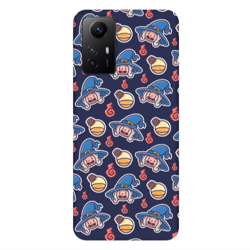 Xiaomi Redmi Note 12s Sweet Witch Dark blue Colored Silicone TPU Θήκη