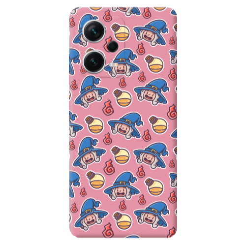 Xiaomi Poco X5 Sweet Witch Pink Colored Silicone TPU Θήκη