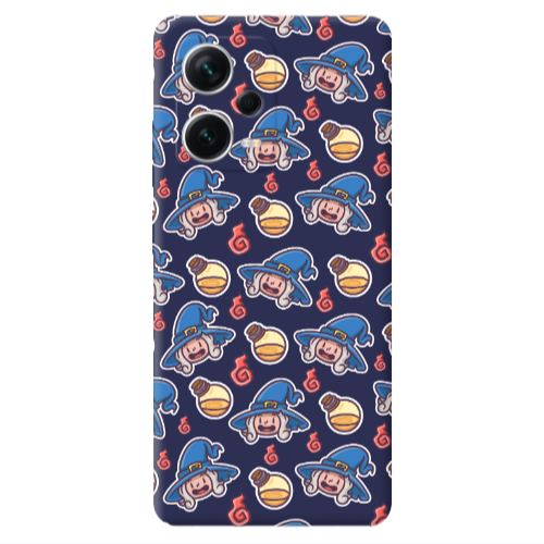 Xiaomi Poco X5 Sweet Witch Dark blue Colored Silicone TPU Θήκη