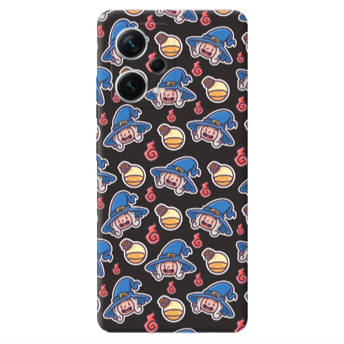 Xiaomi Poco X5 Sweet Witch Black Colored Silicone TPU Θήκη