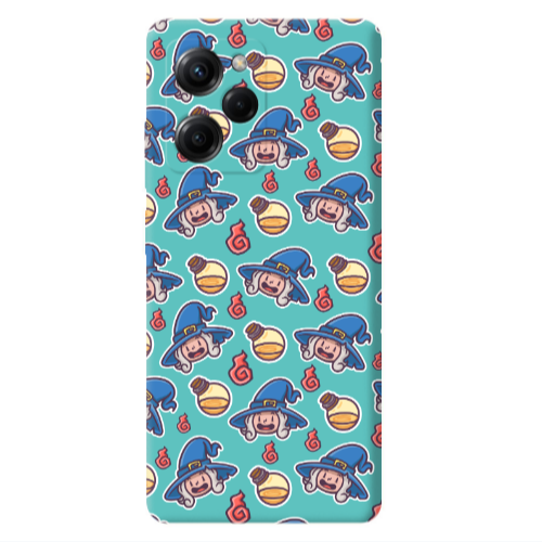 Xiaomi Poco X5 Pro Sweet Witch Turquoise Colored Silicone TPU Θήκη