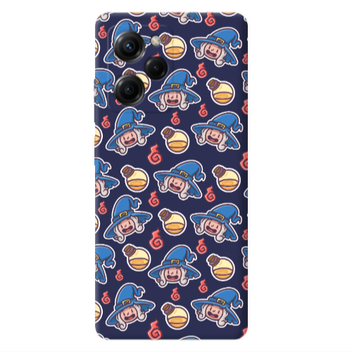 Xiaomi Poco X5 Pro Sweet Witch Dark blue Colored Silicone TPU Θήκη
