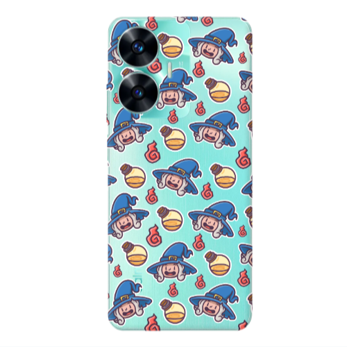 Realme C55 Sweet Witch Transparent Silicone TPU Θήκη