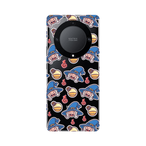 Honor Magic5 Lite 5G Sweet Witch Transparent Silicone TPU Θήκη