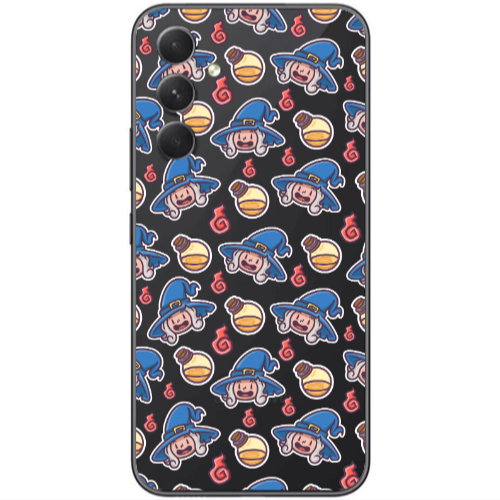 Samsung Galaxy A25 Sweet Witch Transparent Silicone TPU Θήκη
