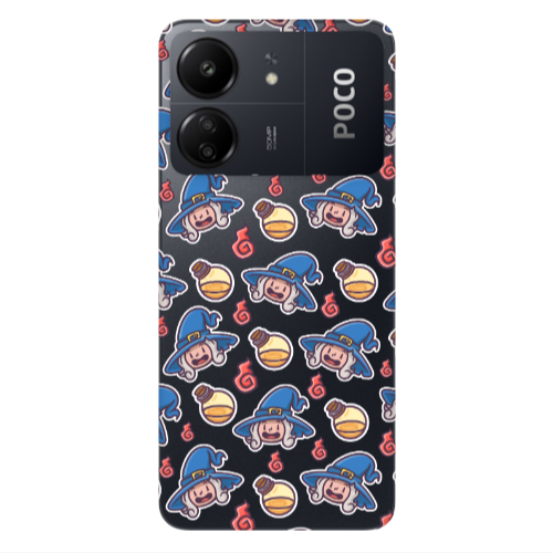Xiaomi Poco C65 Sweet Witch Transparent Silicone TPU Θήκη