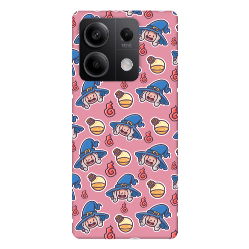 Xiaomi Redmi Note 13Pro 5G Sweet Witch Pink Colored Silicone TPU Θήκη