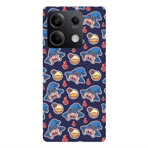 Xiaomi Redmi Note 13Pro 5G Sweet Witch Dark blue Colored Silicone TPU Θήκη