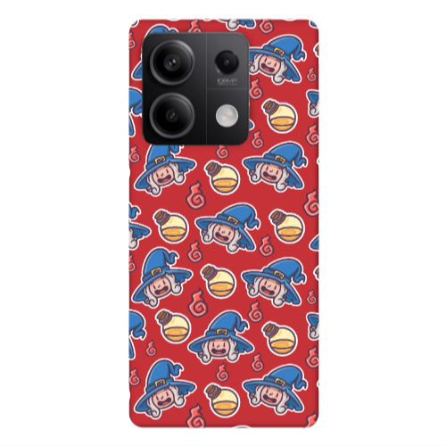 Xiaomi Redmi Note 13Pro 5G Sweet Witch Red Colored Silicone TPU Θήκη