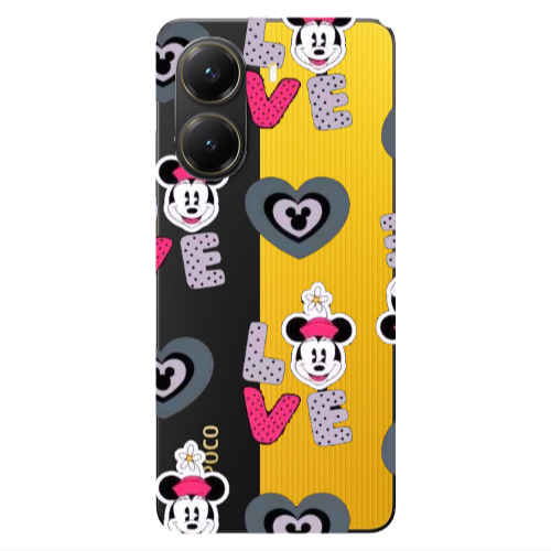 Xiaomi Poco X7 Pro Minnie Transparent Silicone TPU Θήκη
