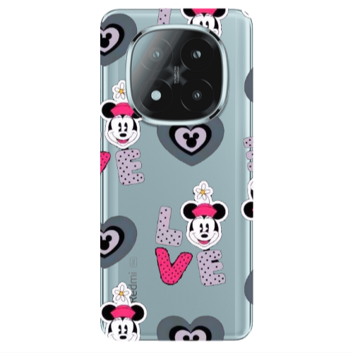 Xiaomi Redmi Note 14 Pro + 5g Minnie Transparent Silicone TPU Θήκη