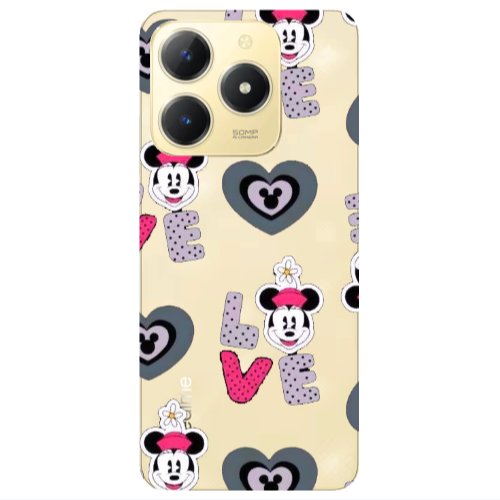 Realme C61 Minnie Transparent Silicone TPU Θήκη