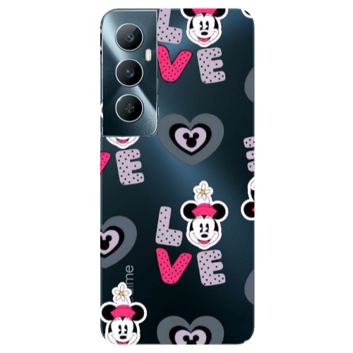 Realme C65 Minnie Transparent Silicone TPU Θήκη