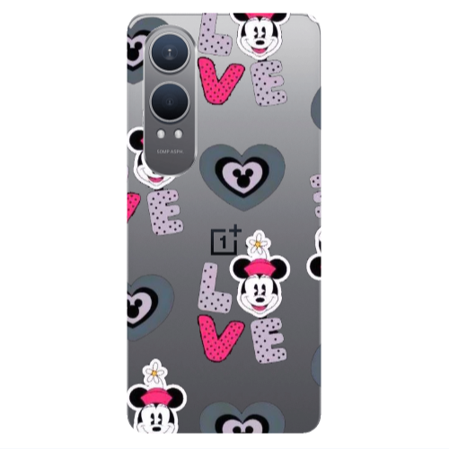 Oneplus Nord Ce 4 lite Minnie Transparent Silicone TPU Θήκη