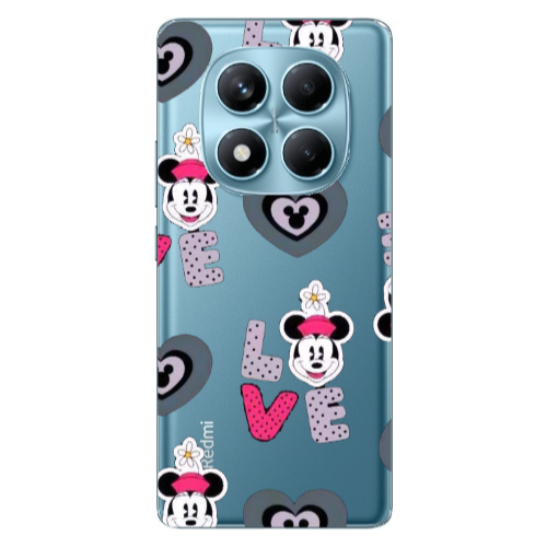 Xiaomi Redmi Note 14 Pro Minnie Transparent Silicone TPU Θήκη