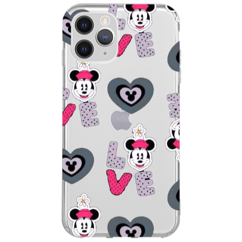 Apple iPhone 13 Pro Max Minnie Transparent Silicone TPU Θήκη