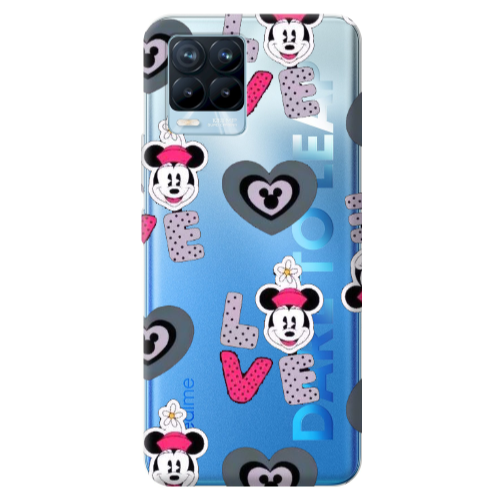 Realme 8 Pro Minnie Transparent Silicone TPU Θήκη
