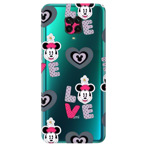 Xiaomi Redmi Note 9S Minnie Transparent Silicone TPU Θήκη
