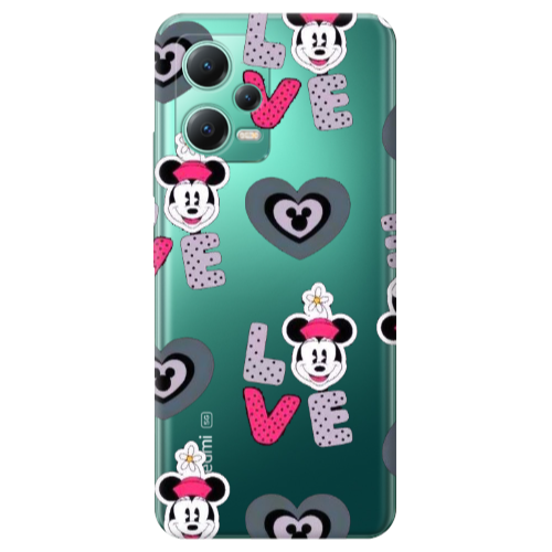 Xiaomi Redmi Note 12 Pro 5G Minnie Transparent Silicone TPU Θήκη