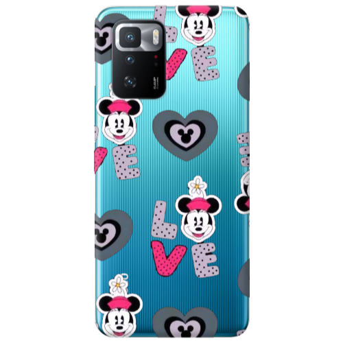 Xiaomi Poco X3 GT Minnie Transparent Silicone TPU Θήκη