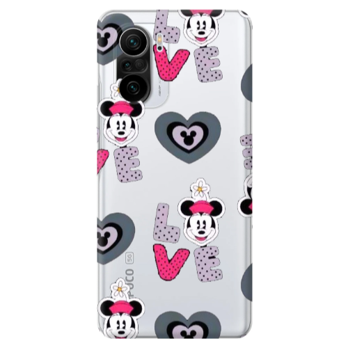Xiaomi Poco F3 Minnie Transparent Silicone TPU Θήκη