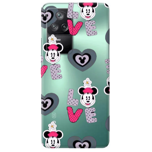 Xiaomi Poco F4 Minnie Transparent Silicone TPU Θήκη
