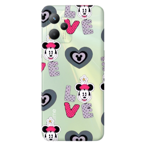 Realme C35 Minnie Transparent Silicone TPU Θήκη