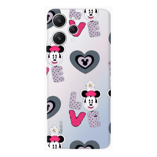 Xiaomi Redmi 12 Minnie Transparent Silicone TPU Θήκη