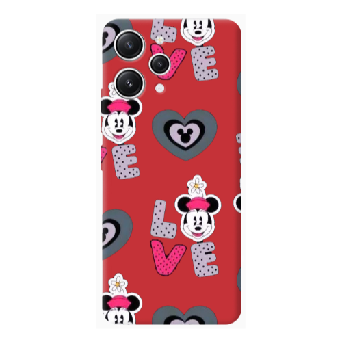 Xiaomi Redmi 12 Minnie Red Colored Silicone TPU Θήκη