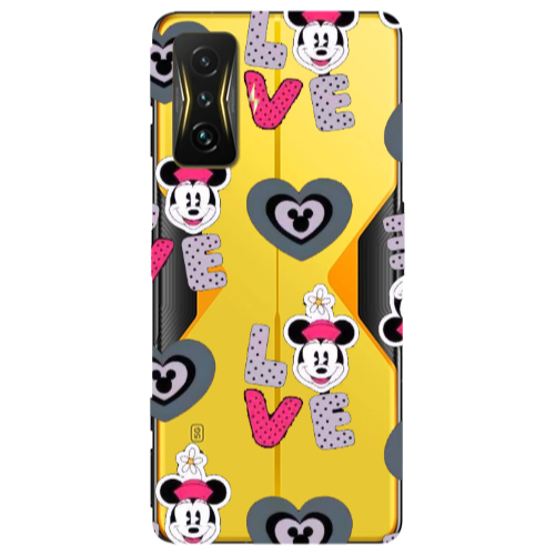 Xiaomi Poco F4 Gt Minnie Transparent Silicone TPU Θήκη