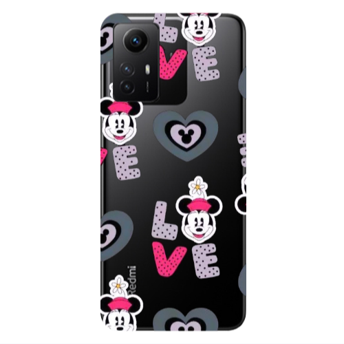 Xiaomi Redmi Note 12s Minnie Transparent Silicone TPU Θήκη