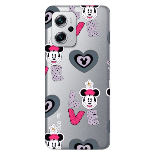 Xiaomi Poco X4 GT Minnie Transparent Silicone TPU Θήκη