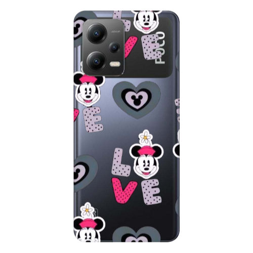 Xiaomi Poco X5 Minnie Transparent Silicone TPU Θήκη