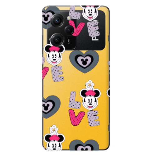 Xiaomi Poco X5 Pro Minnie Transparent Silicone TPU Θήκη