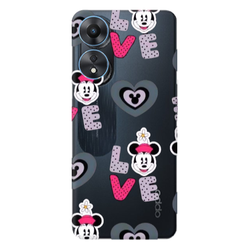 Oppo A 98 Minnie Transparent Silicone TPU Θήκη