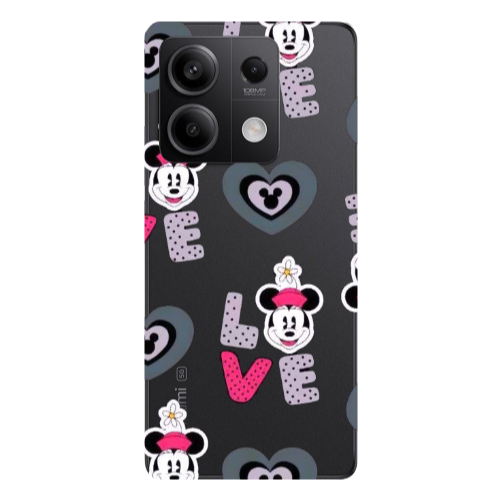 Xiaomi Redmi Note 13 5G Minnie Transparent Silicone TPU Θήκη