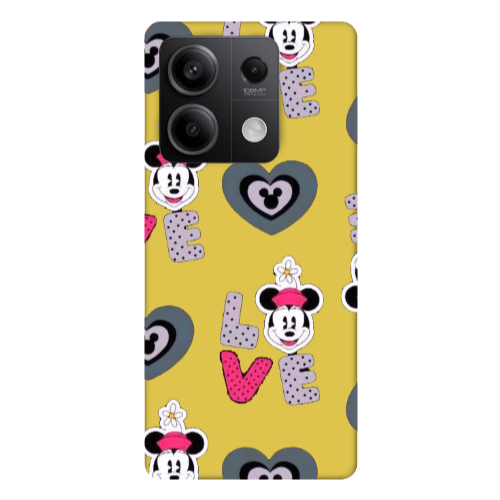 Xiaomi Redmi Note 13 5G Minnie Yellow Colored Silicone TPU Θήκη