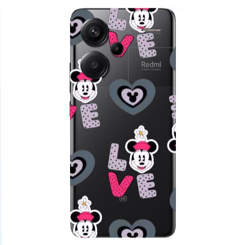 Xiaomi Redmi Note 13 Pro+ 5G  Minnie Transparent Silicone TPU Θήκη
