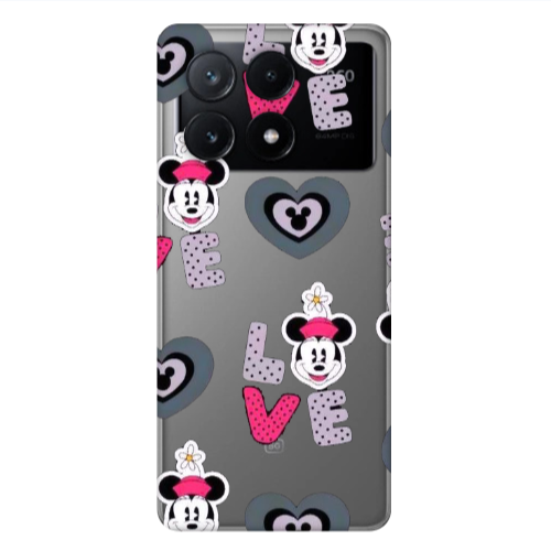Xiaomi Poco X6Pro 5G Minnie Transparent Silicone TPU Θήκη